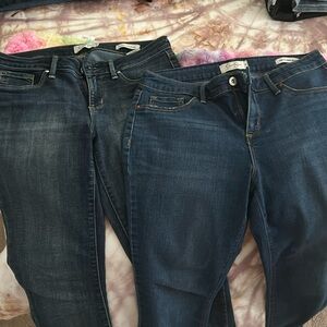 2 pairs Jessica Simpson denim